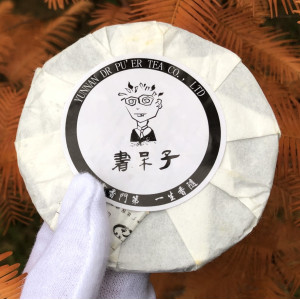 Шу пуэр фабрика Шу Дай Цзы Ботаник блин 30 г. Photo 3